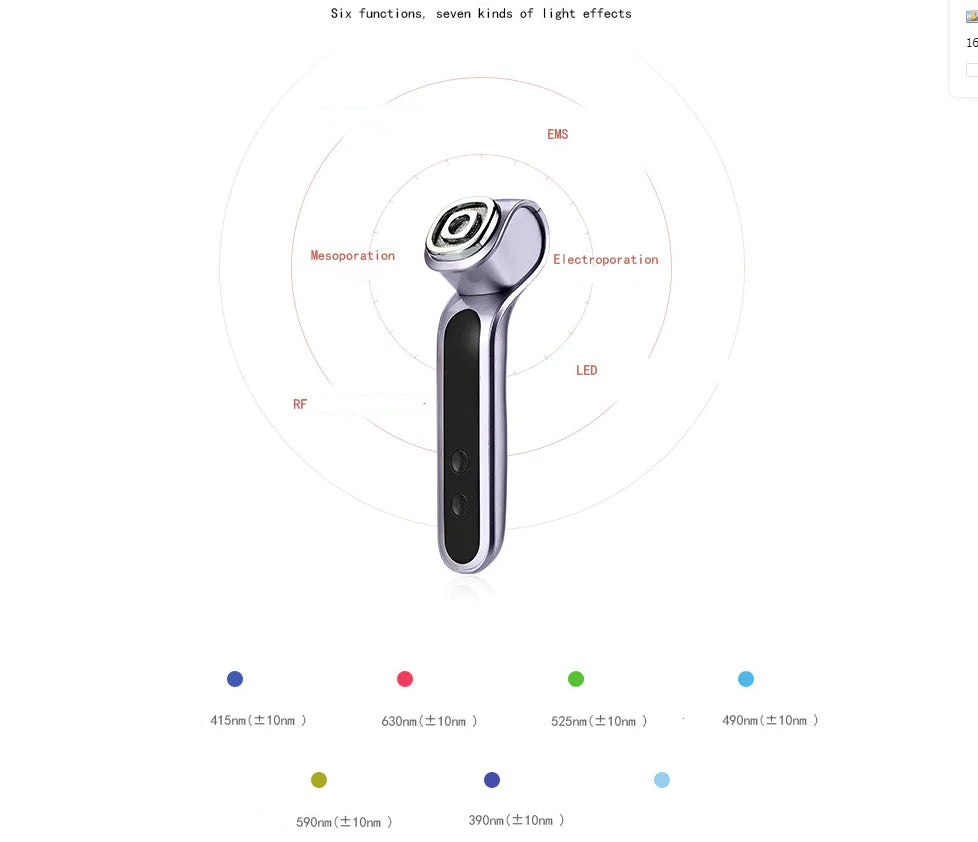 Revive Radiance Wand -Led Therapy And Massage